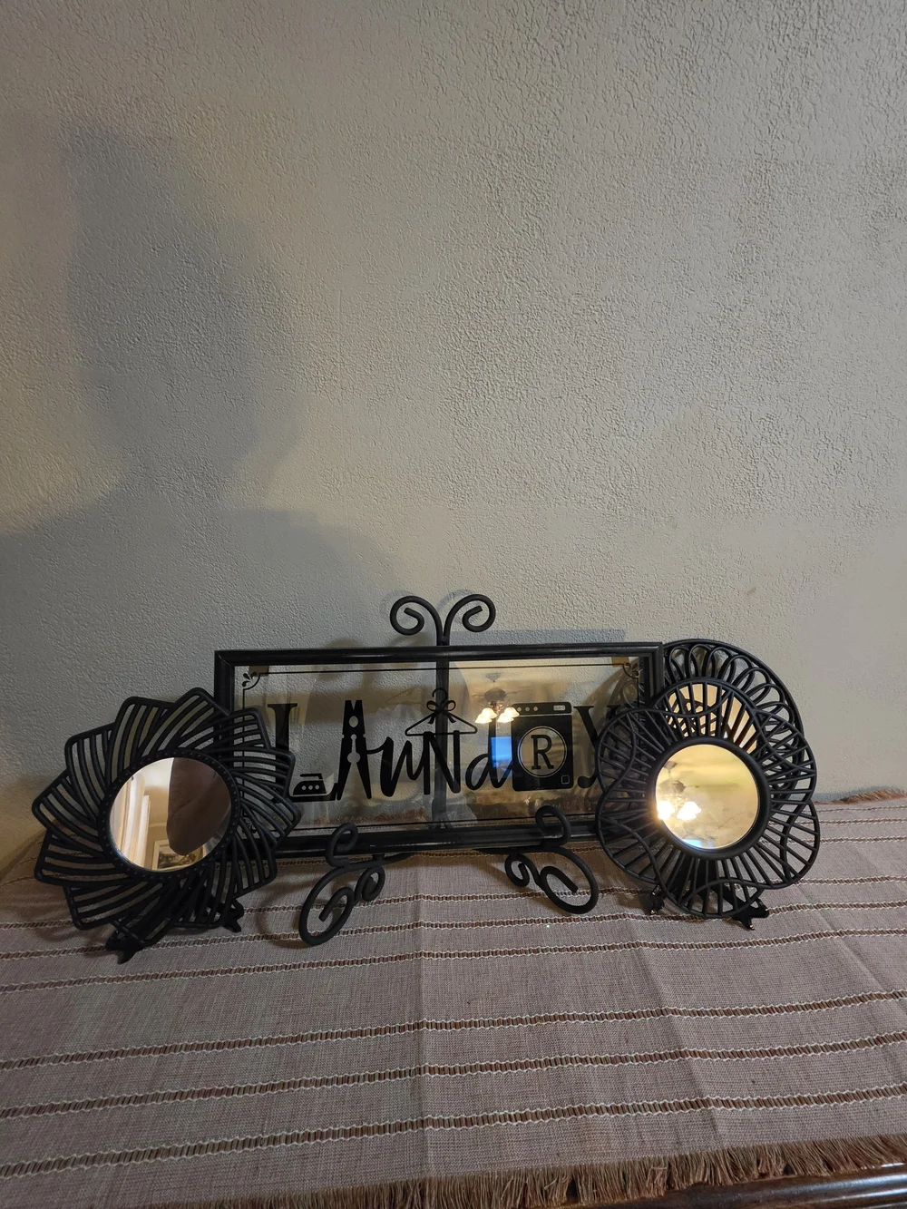 Hobby Lobby Black Metal Laundry Wall Art Sign